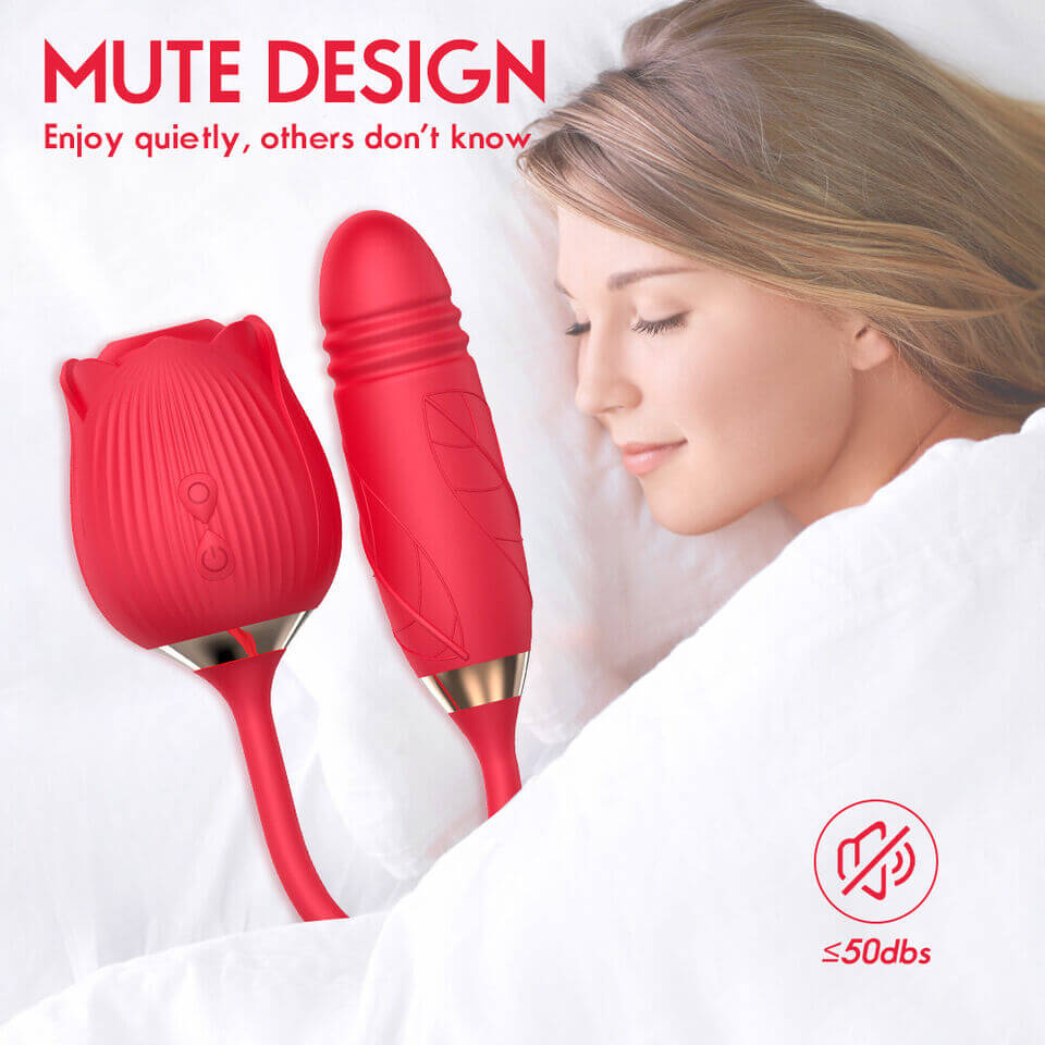 Rose Toy with Thrusting Stem