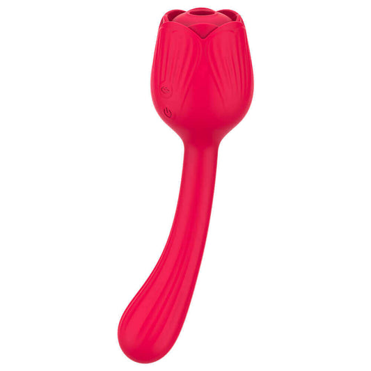 Rose Clitoral Suction Stimulator with G-Spot Vibrator