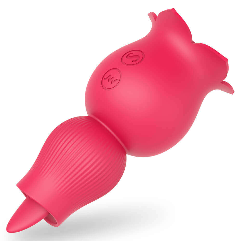 2 in 1 Rose Vibration & Tongue-Licking vibrator 2 in 1 Rose Vibration & Tongue-Licking vibrator