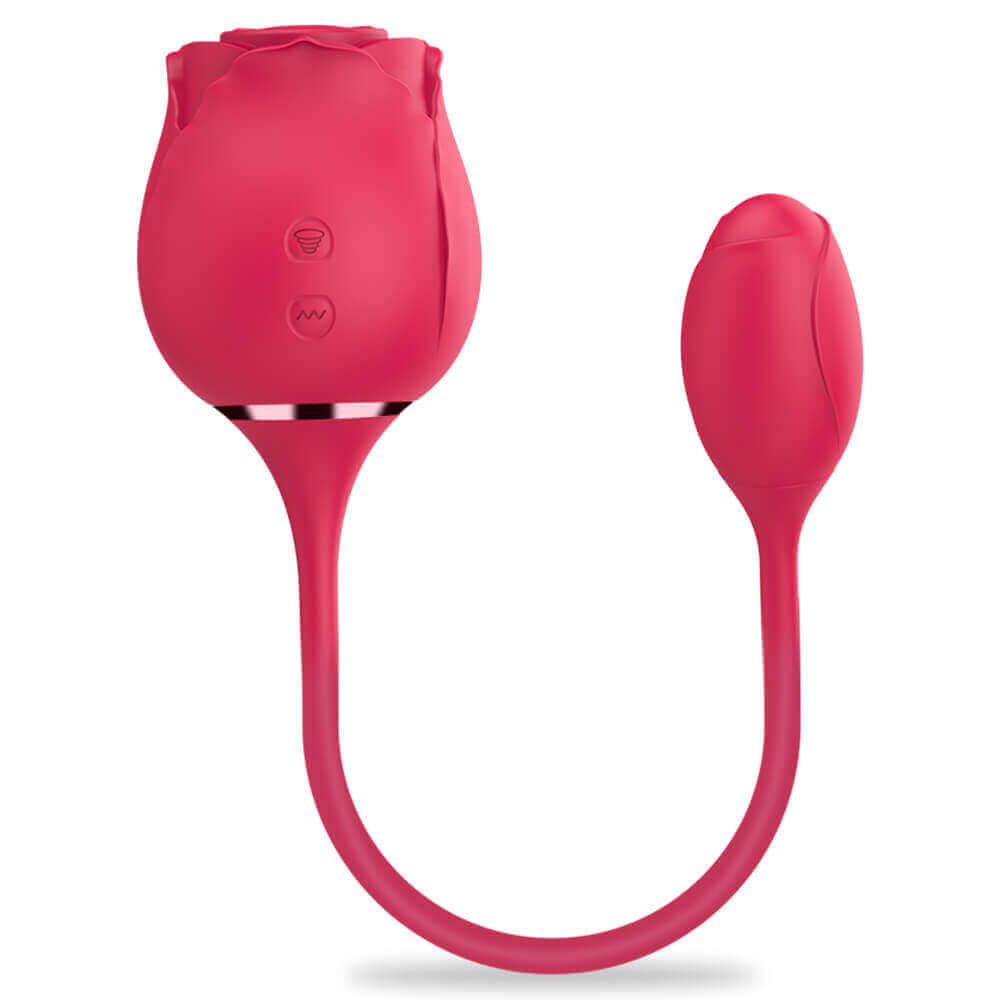 Upgraded Rose Toy Clit Sucker & Vibrating Egg