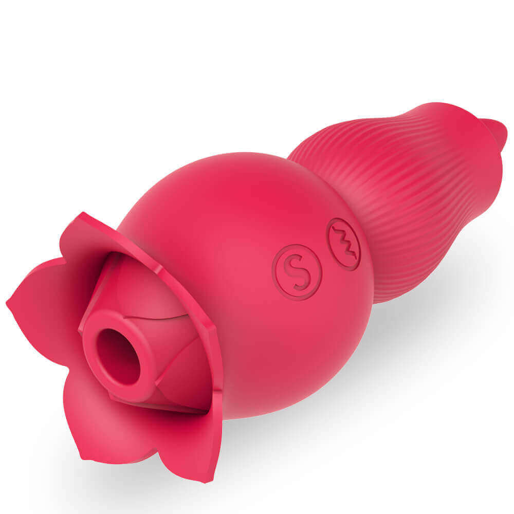 2 in 1 Rose Vibration & Tongue-Licking vibrator