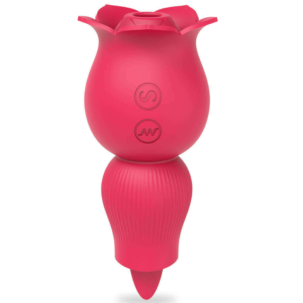 2 in 1 Rose Vibration & Tongue-Licking vibrator