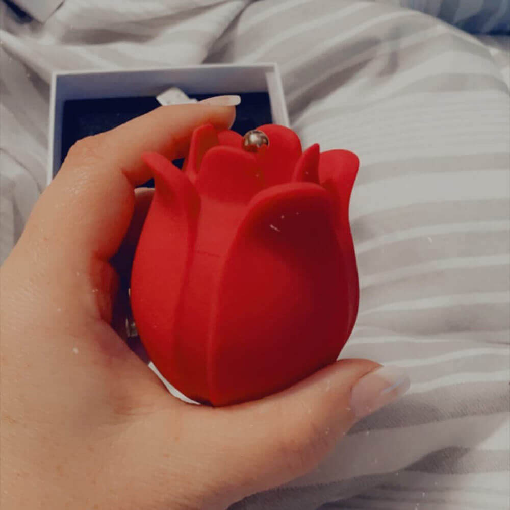 Rose Shaped High-Frequency Pinpoint Nipple Clamp Toy