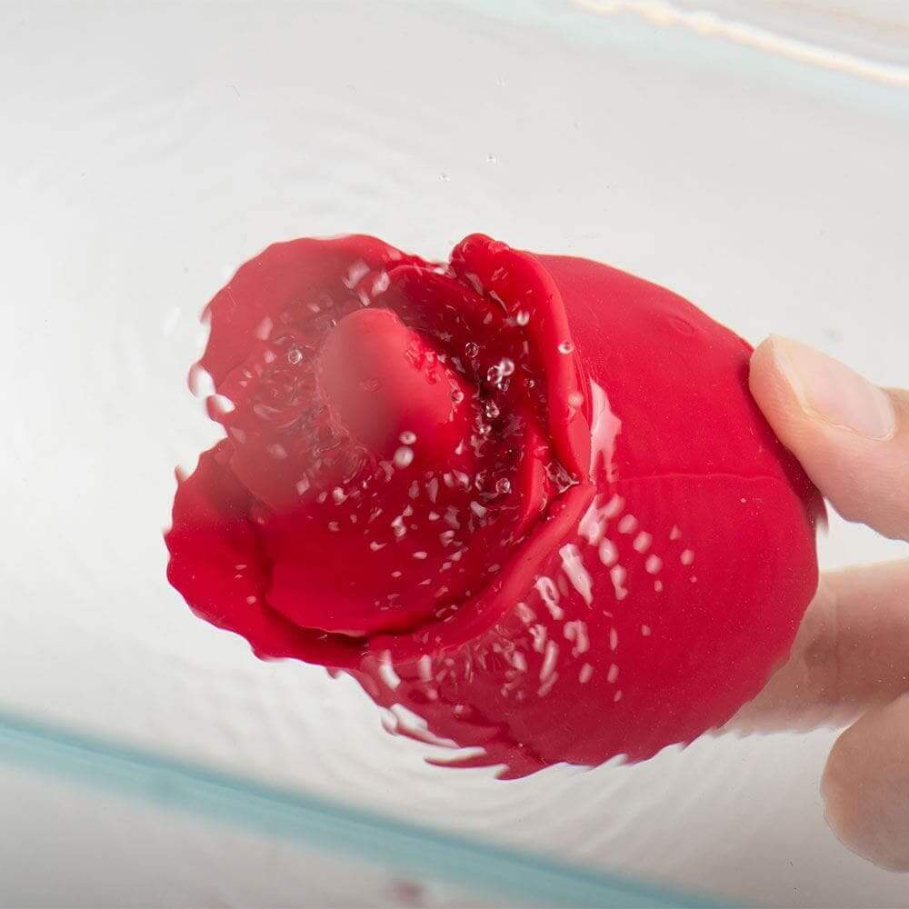 Rose Licking Mini Vibrator for Clitoris & Nipple Stimulation 2.0