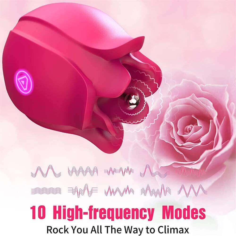Rose Shaped High-Frequency Pinpoint Nipple Clamp Toy