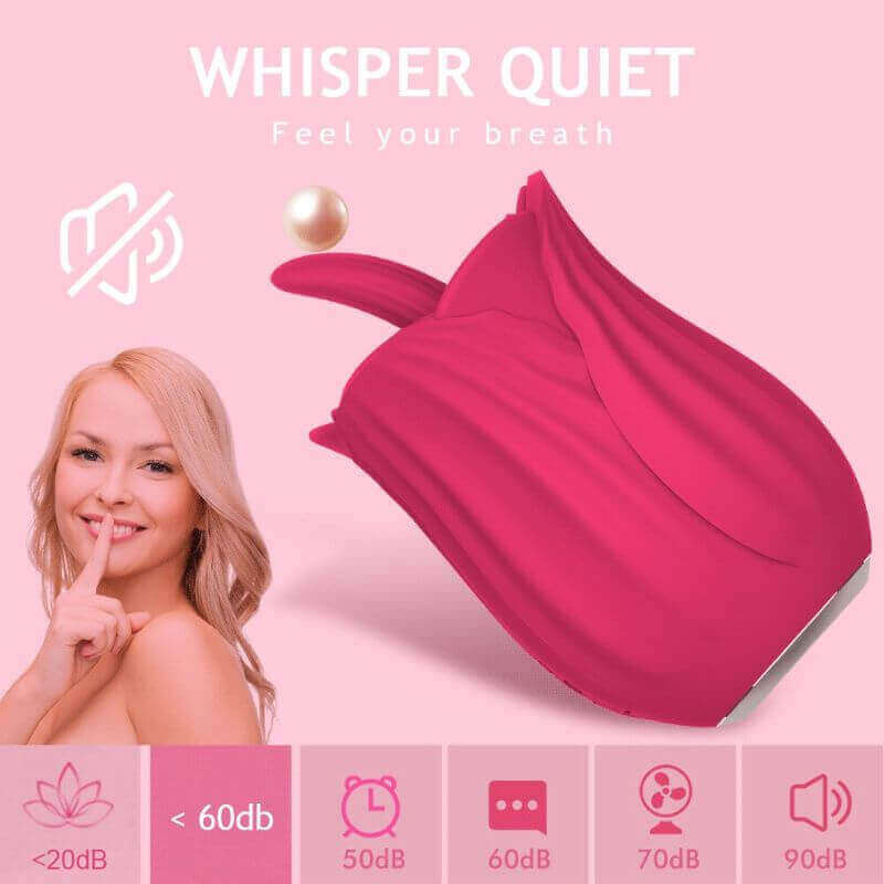 Rose Toy Thick Tongue Vibrator – 2.0 Rose Vibrator for Women