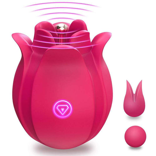 Rose Shaped High-Frequency Pinpoint Nipple Clamp Toy
