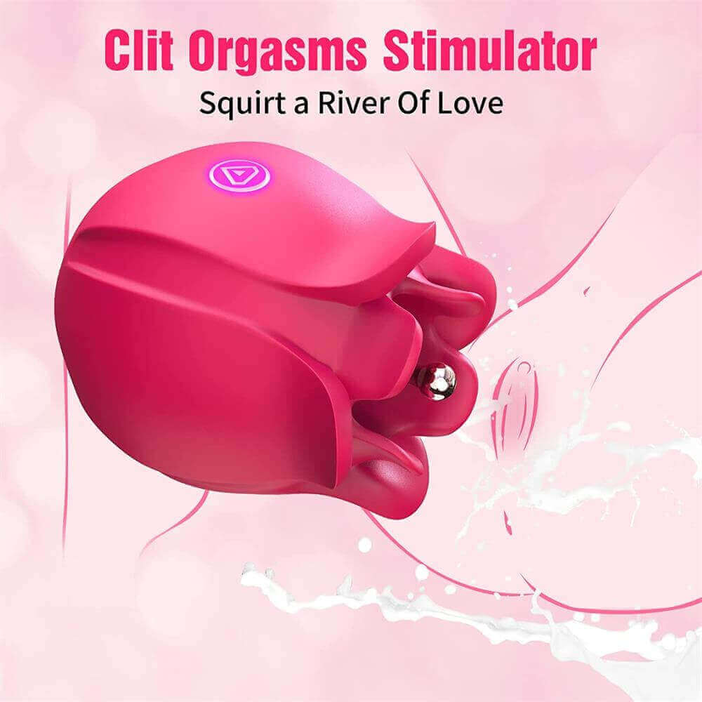 Rose Shaped High-Frequency Pinpoint Nipple Clamp Toy