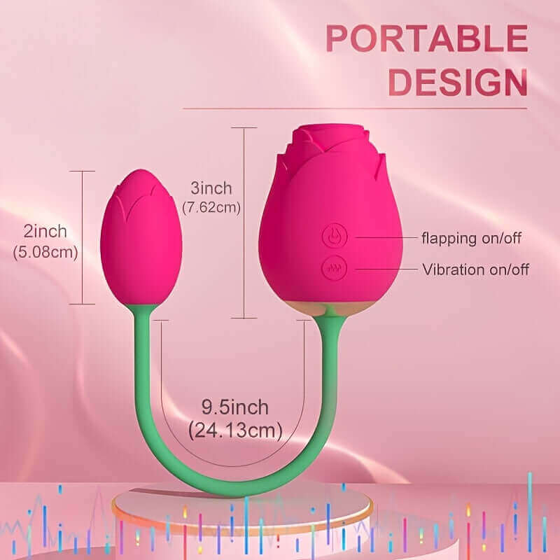 Blossom Pleasure: Adult Rose Toy