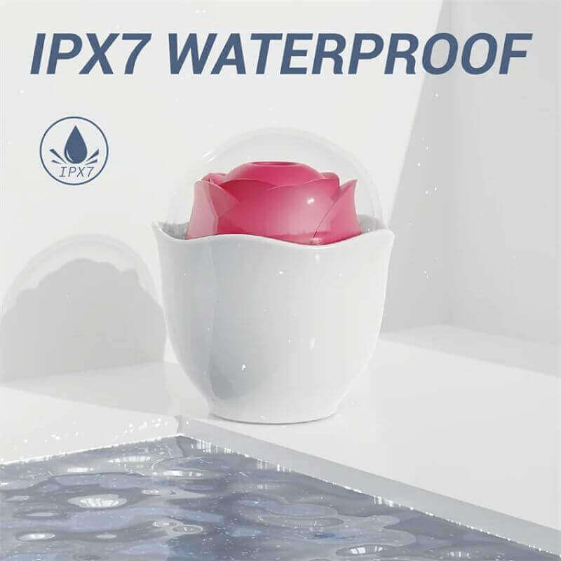 Rose Suck Toy | Rose toy with LED nightlight, waterproof and rechargeable
