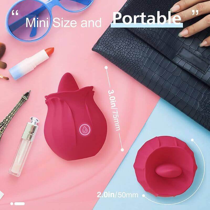 Rosebud Toy | 10 Modes Tongue Licking Vibrators