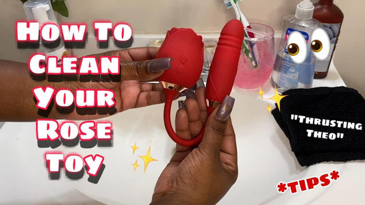how to clean rose toy