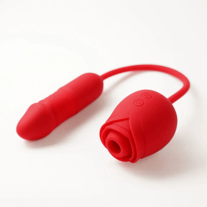 New Rose Clit Sucking Toy Dildo G-spot Vibrator