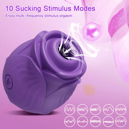 Amora - Rose Clitoral Suction Toy