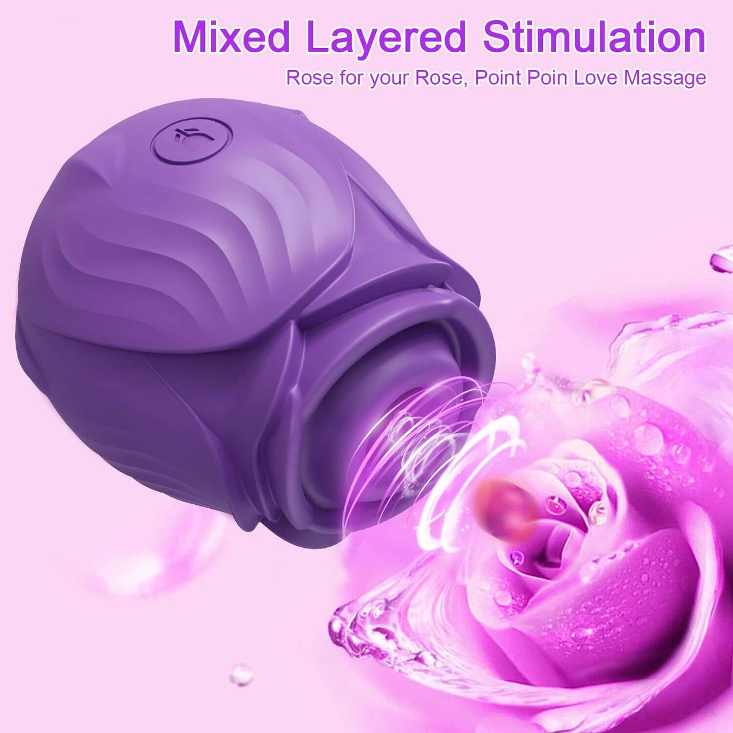 Amora - Rose Clitoral Suction Toy