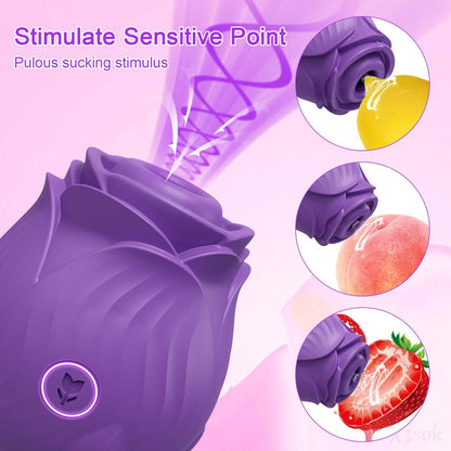 Amora - Rose Clitoral Suction Toy