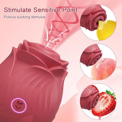 Amora - Rose Clitoral Suction Toy