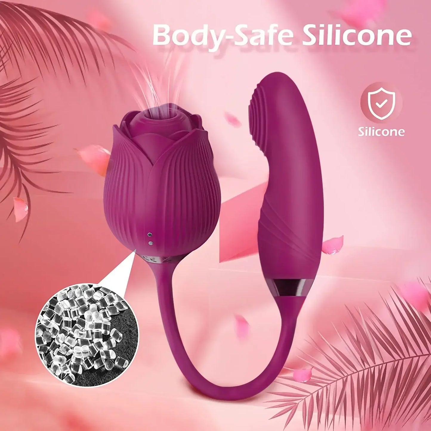 Rose toy with Dildo Extension: A Multi-Functional Delight