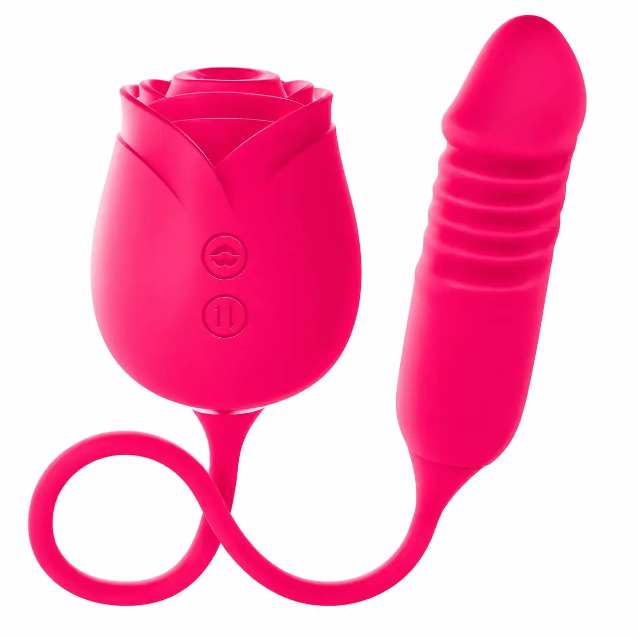 New Rose Clit Sucking Toy Dildo G-spot Vibrator