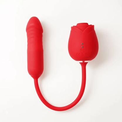 New Rose Clit Sucking Toy Dildo G-spot Vibrator