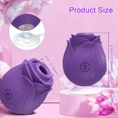 Amora - Rose Clitoral Suction Toy