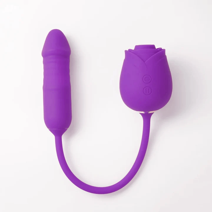 New Rose Clit Sucking Toy Dildo G-spot Vibrator