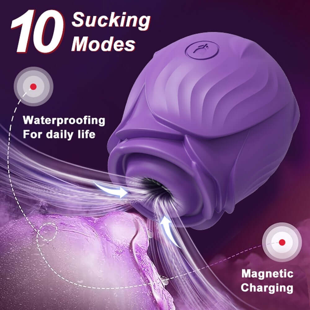 Amora - Rose Clitoral Suction Toy