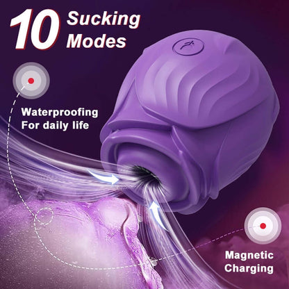 Amora - Rose Clitoral Suction Toy
