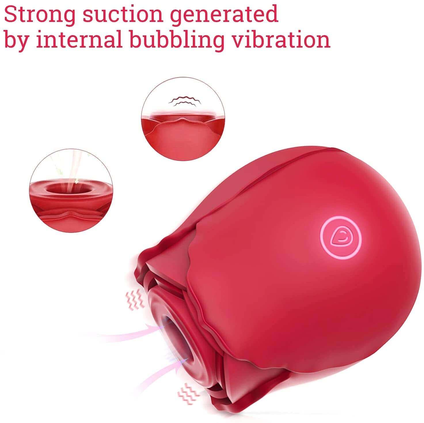 Rose Toy Classic Sucking Vibrator 10 Frequency Rose Red rose-toy-classic-sucking-vibrator-10-frequency-rose-red
