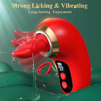 5IN1 Sucking Vibrator Rose Sex Toy, 3 Sucking