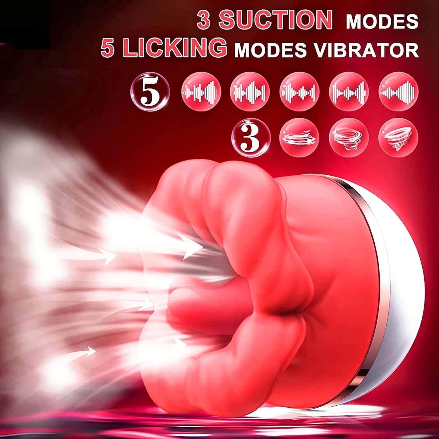 Big Mouth Rose Toy: Ultimate Pleasure with Suction & Vibe Big Mouth Rose Toy: Ultimate Pleasure with Suction & Vibe