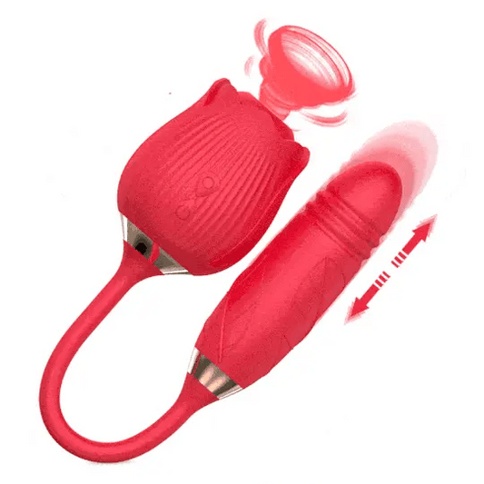 Nipple Massager | 10 Frequency Rotating Octopus Vibrator - Rose Toy  Official Website