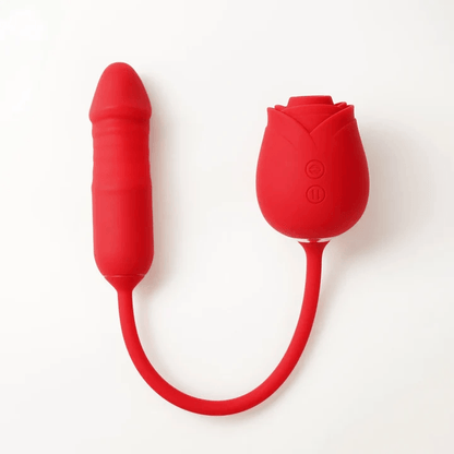 New Rose Clit Sucking Toy Dildo G-spot Vibrator