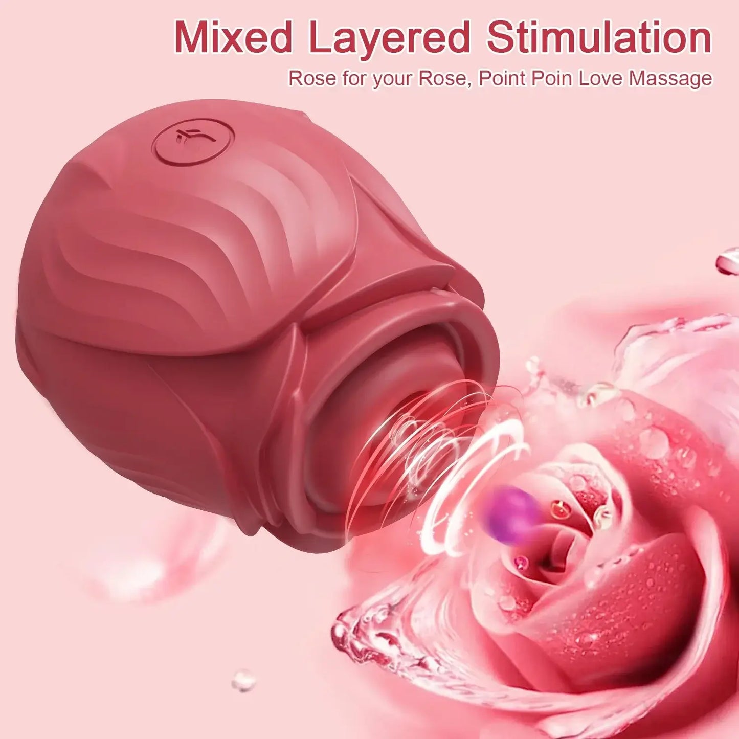 Amora - Rose Clitoral Suction Toy