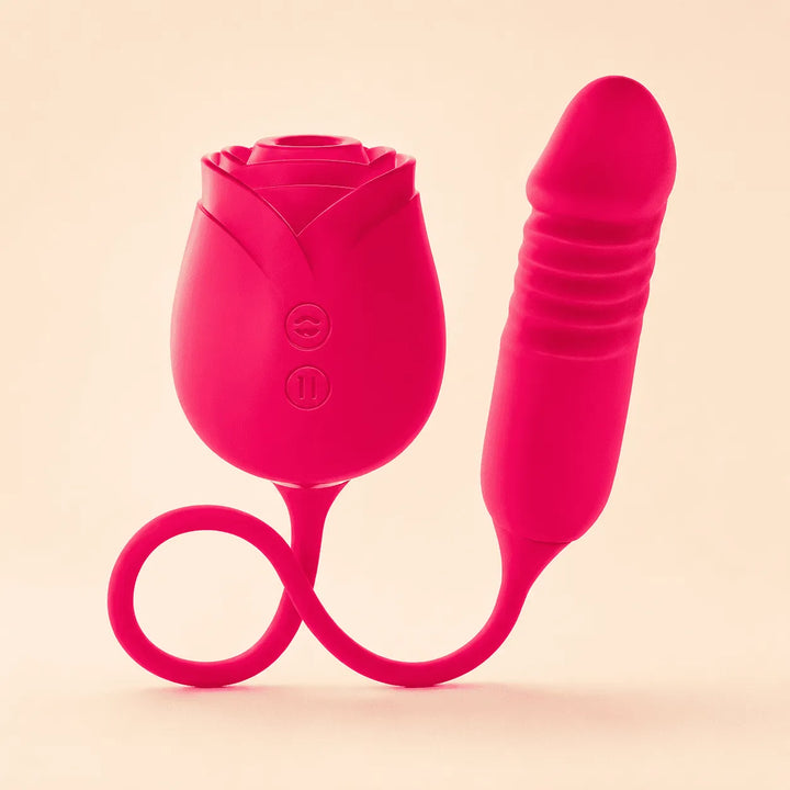 Dual-Stimulation Rose Toy
