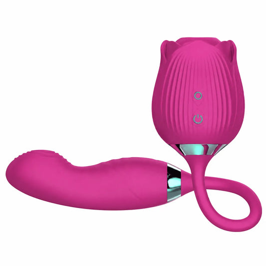 Rose toy with Dildo Extension: A Multi-Functional Delight