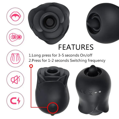 Rose Toy 3.0 With Tongue Clit Licker