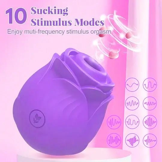 Amora - Rose Clitoral Suction Toy