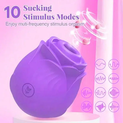 Amora - Rose Clitoral Suction Toy
