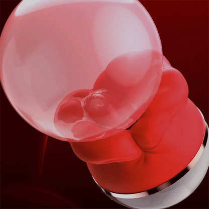 Big Mouth Rose Toy Tongue Licker: Dual-Action Suction & Vibration for Ultimate Pleasure
