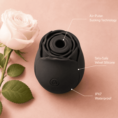 The Rose Toy air-pulse sucking stimulator