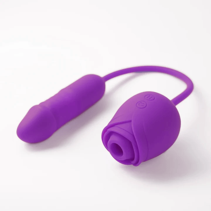 New Rose Clit Sucking Toy Dildo G-spot Vibrator