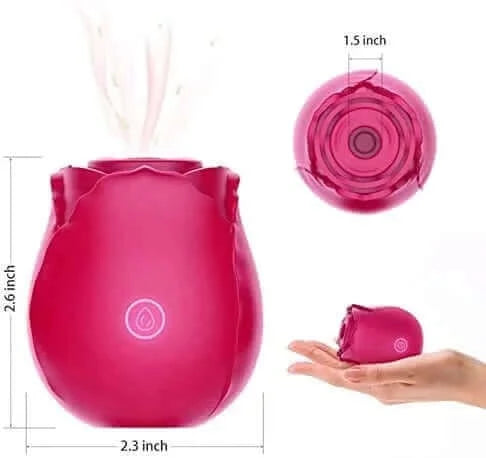 Rose Toy Classic Sucking Vibrator 10 frequency Rose Red