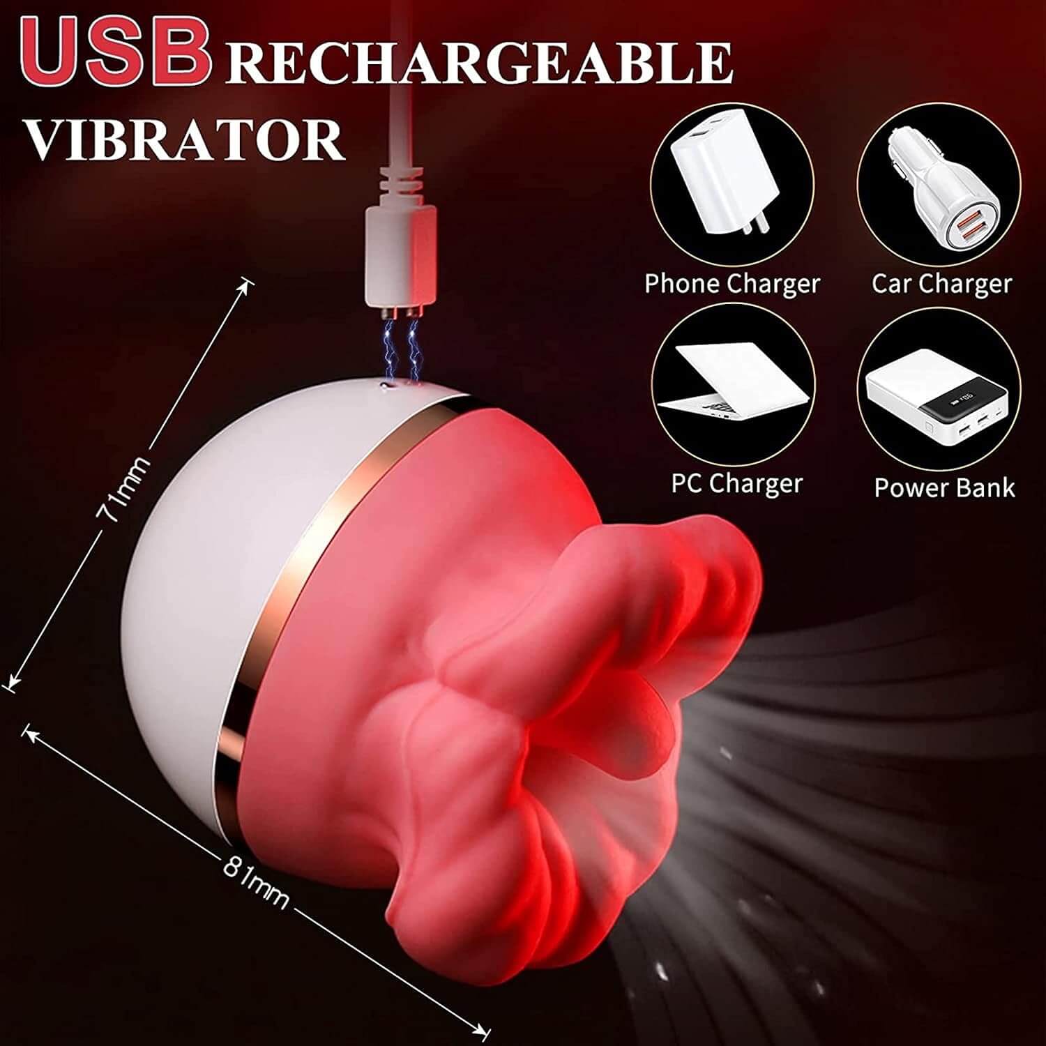 Big Mouth Rose Toy: Ultimate Pleasure with Suction & Vibe Big Mouth Rose Toy: Ultimate Pleasure with Suction & Vibe
