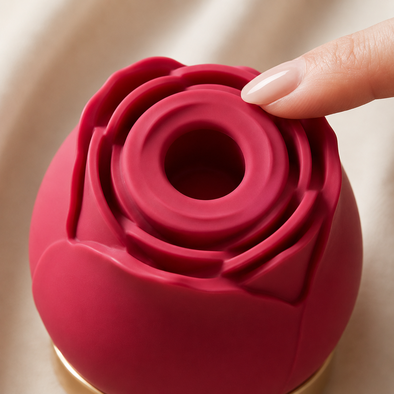 The Rose Toy air-pulse sucking stimulator
