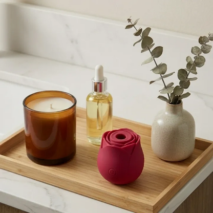 The Rose Toy air-pulse sucking stimulator