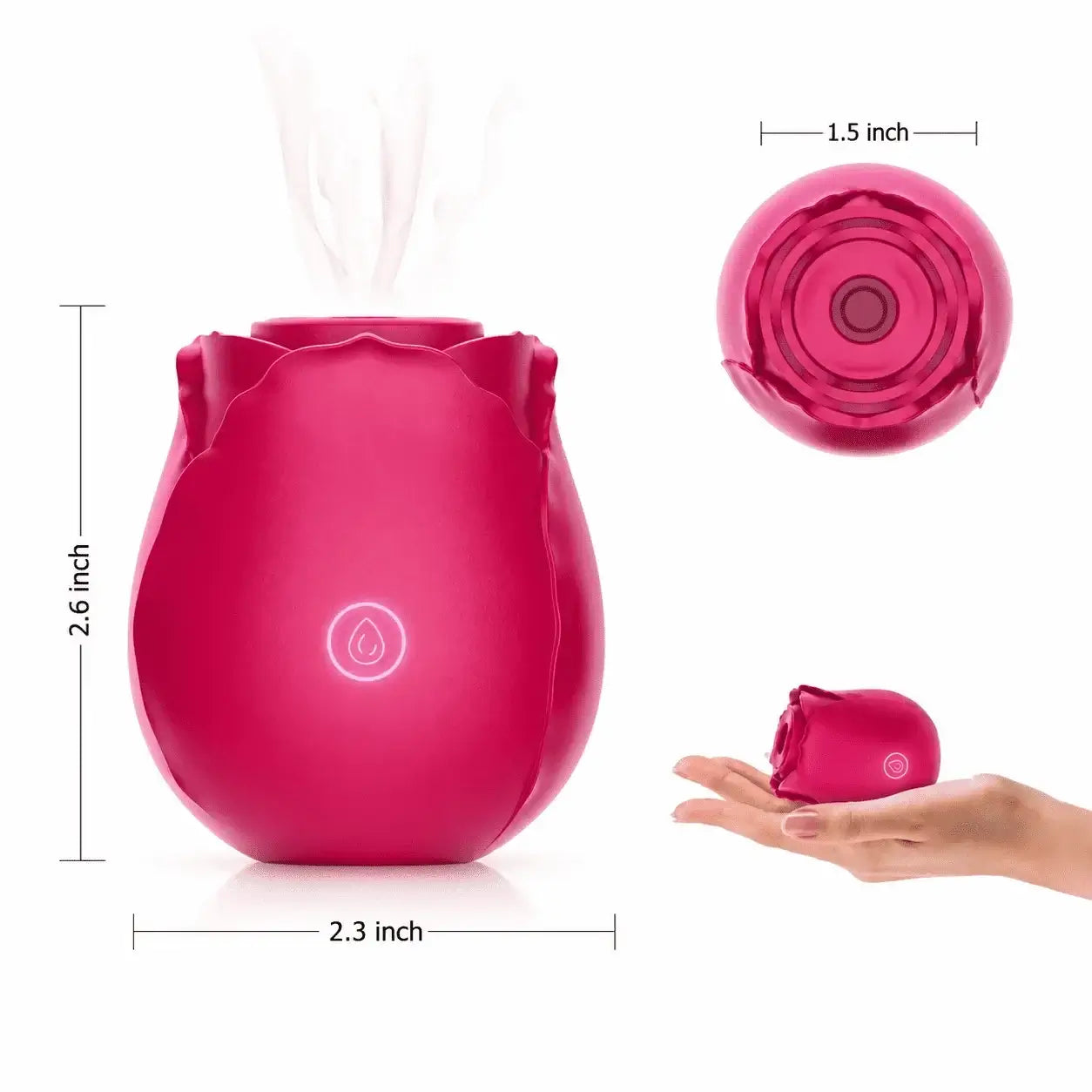 Rose Toy Official - Rechargeable Vibrator with Accessories