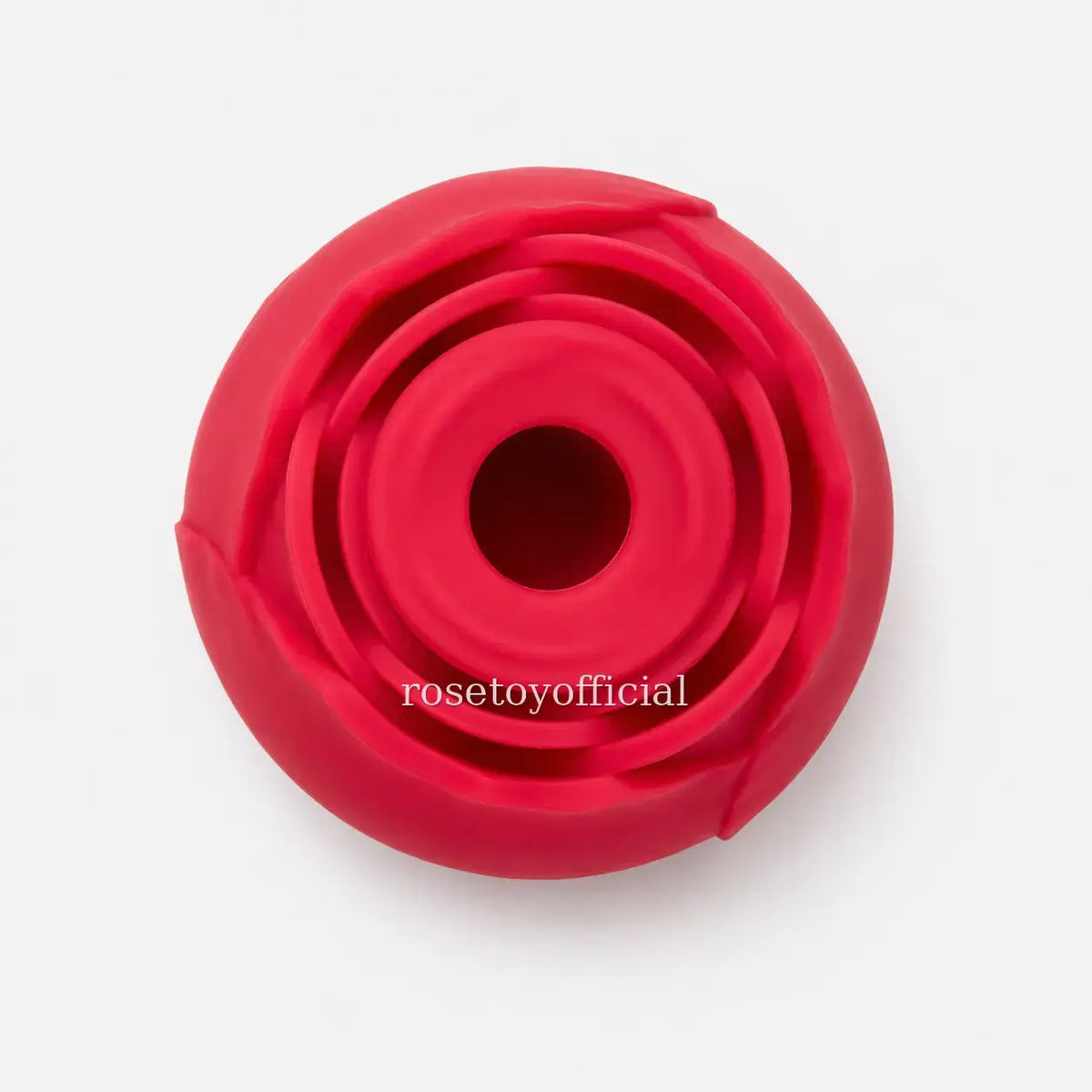 close-up of rose toy air-pulse opening