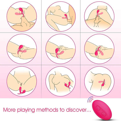 Fitted Wearable Pantie Vibrator with Clit Stimulator
