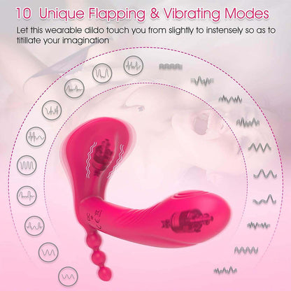 Fitted Wearable Pantie Vibrator with Clit Stimulator